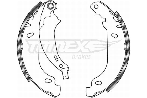 TOMEX BRAKES stabdžių trinkelių komplektas TX 21-52